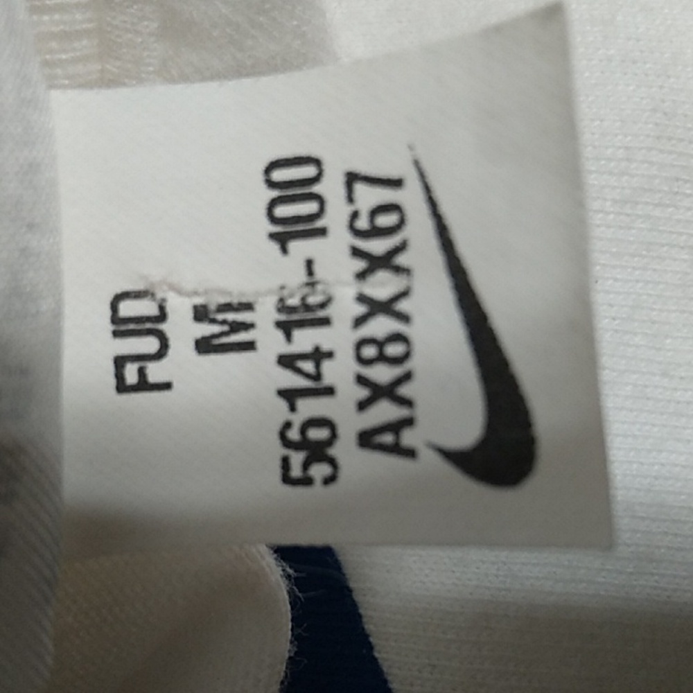 (BX50) SALE! Nike Just Do It T-Shirt Sz.M Some Discoloration Form Use - Picture 7 of 7